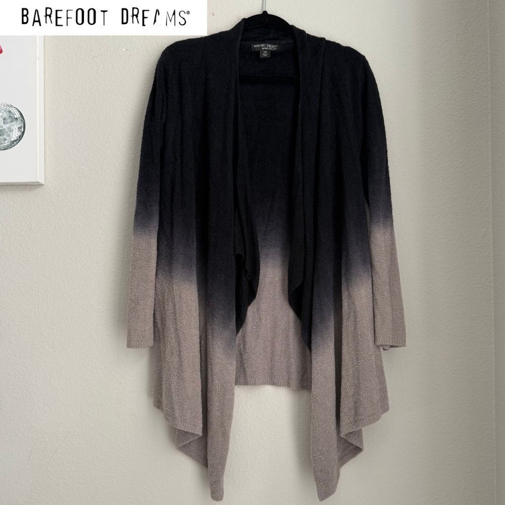 Barefoot Dreams Bamboo Chic Lite Knit Ombré long sleeve cozy old money cardigan